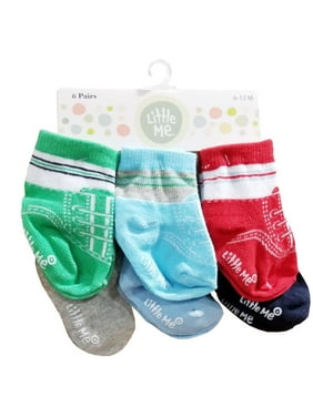 Little Me Baby Boys 6 Pack Socks Sports